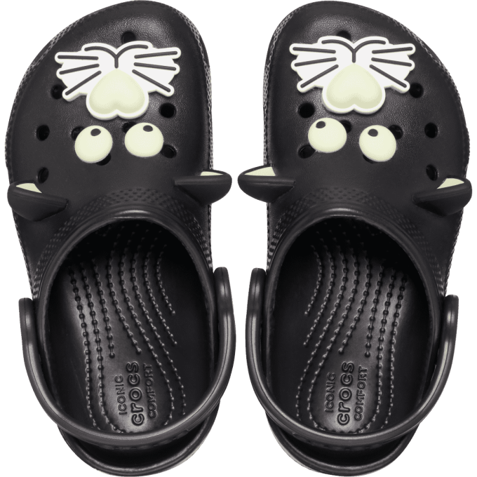 Crocs Classic Glow Black Cat Clog für Kinder 1CS210197001 Crocs Classic Glow Black Cat Clog für Kinder 1CS210197001