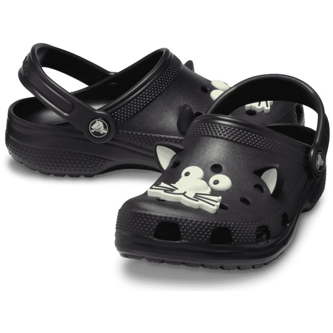 Crocs Classic Glow Black Cat Clog für Kinder 1CS210197001 Crocs Classic Glow Black Cat Clog für Kinder 1CS210197001